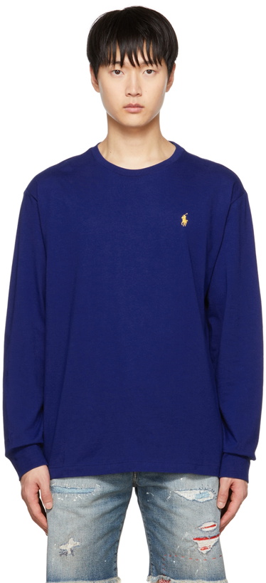 Photo: Polo Ralph Lauren Blue Printed Long Sleeve T-Shirt