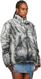 Y/Project Gray Compact Puffer Jacket