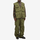 Needles Men's Field Vest in Olive