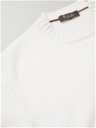 Loro Piana - Slim-Fit Cashmere Sweater - White