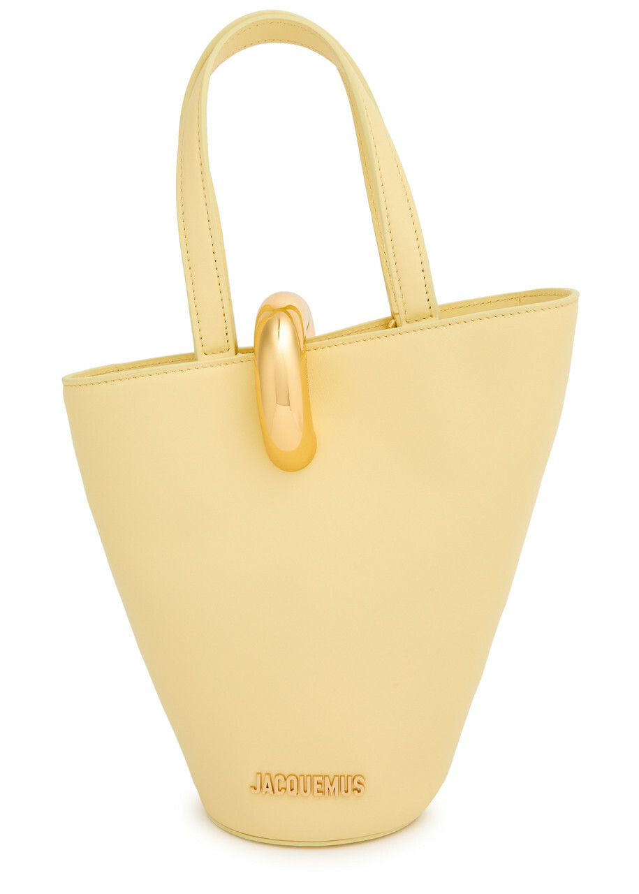 Jacquemus Le Petit Bambola Leather Bucket bag - Yellow Light