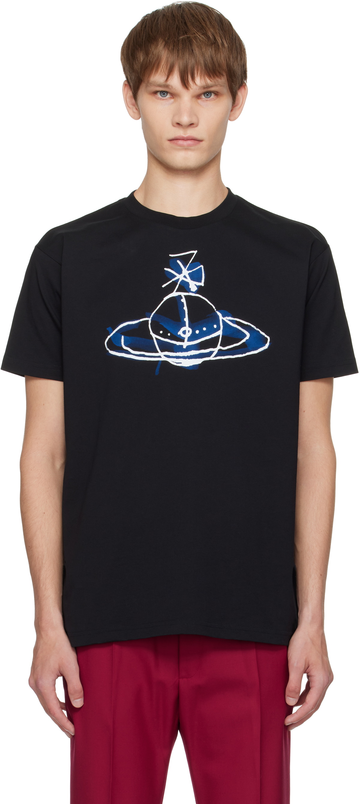 トップス Vivienne Westwood t-shirt black Black Oversized T-shirt by Vivienne Westwood on Sale