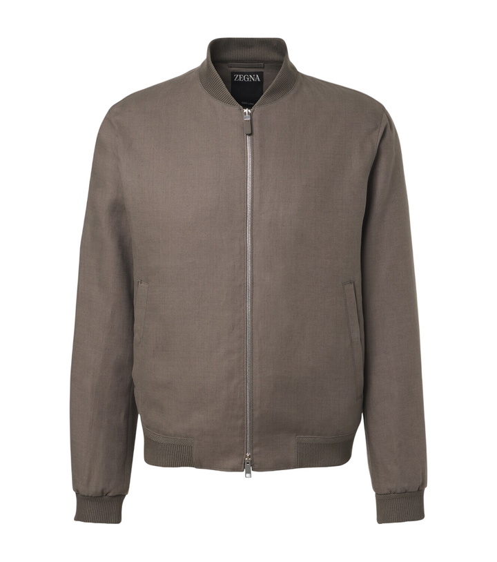 Photo: Zegna Linen bomber jacket