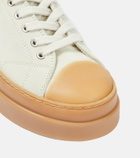 Isabel Marant Austen embossed suede low-top sneakers
