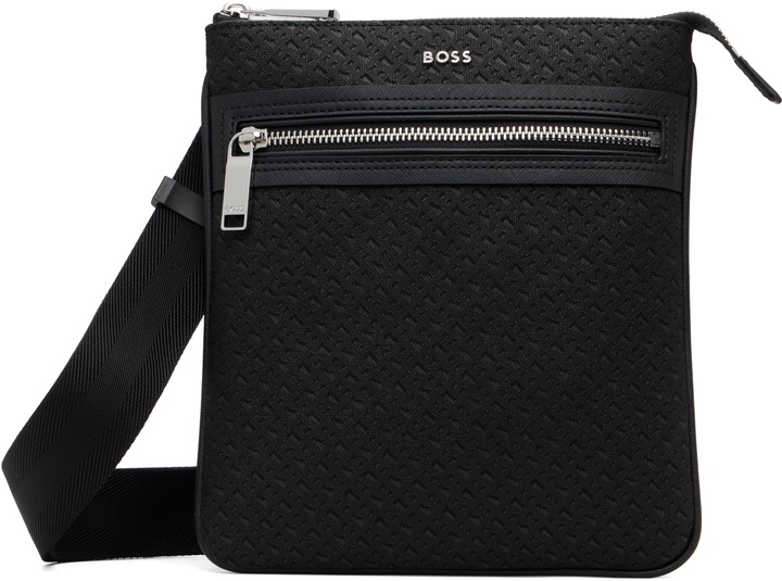 Photo: BOSS Black Bonded Leather Pouch