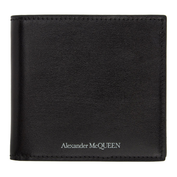 Photo: Alexander McQueen Black Logo Bifold Wallet