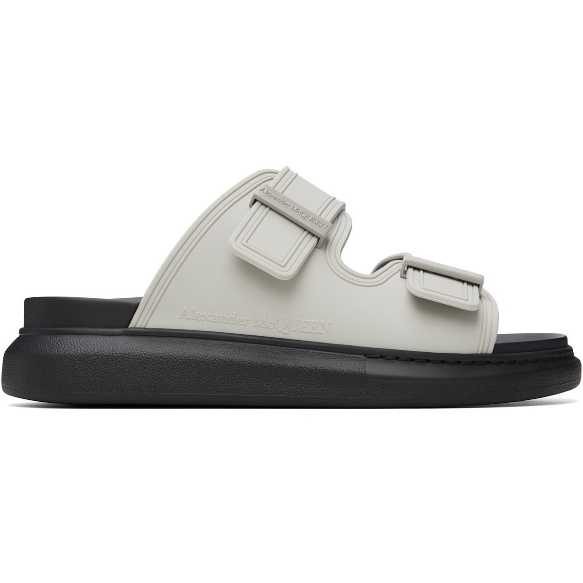 McQueen Gray Hybrid Slides