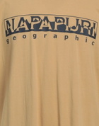 Napapijri Mens T-shirt Mustard