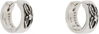 Stolen Girlfriends Club Silver Spider Huggie Earrings