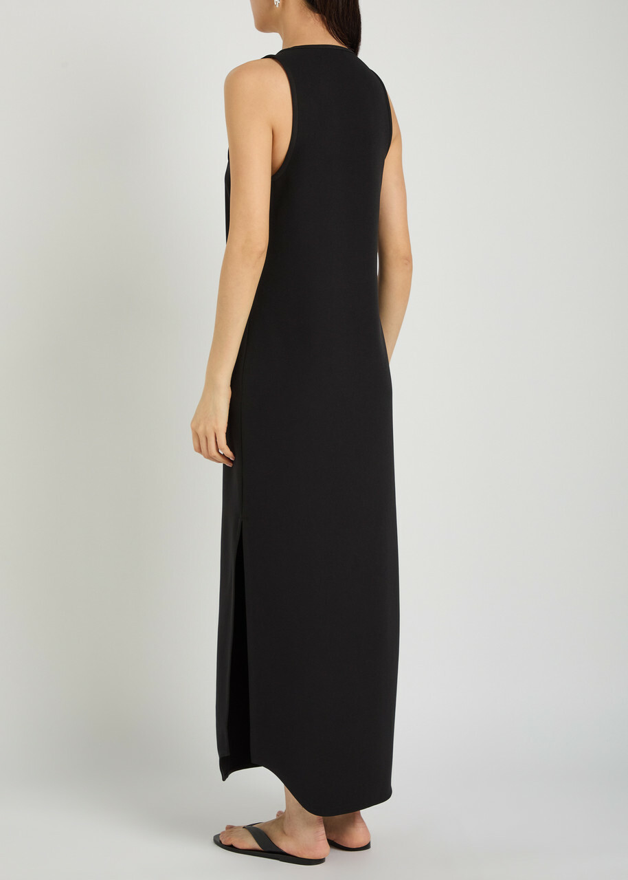 Wardrobe.nyc Stretch-crepe Maxi Dress Black