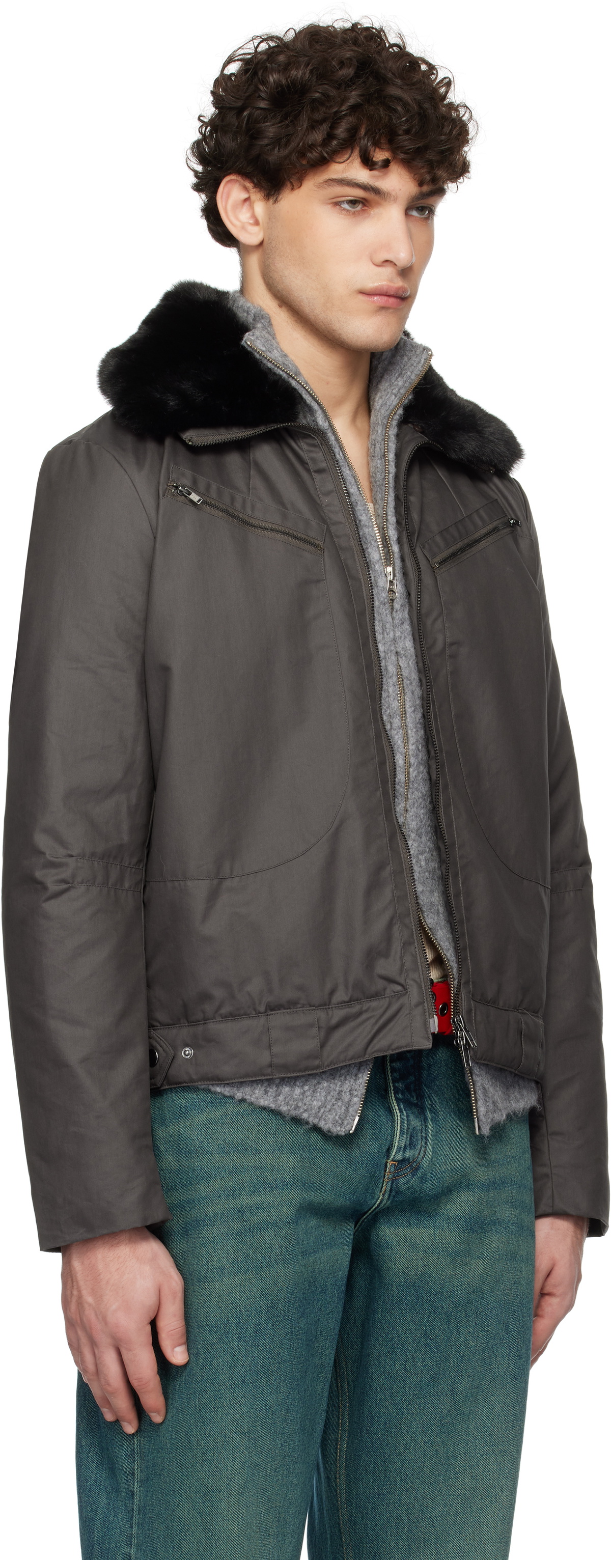 ASH-Slightly oversized, short, recycled down jacket – Paloma