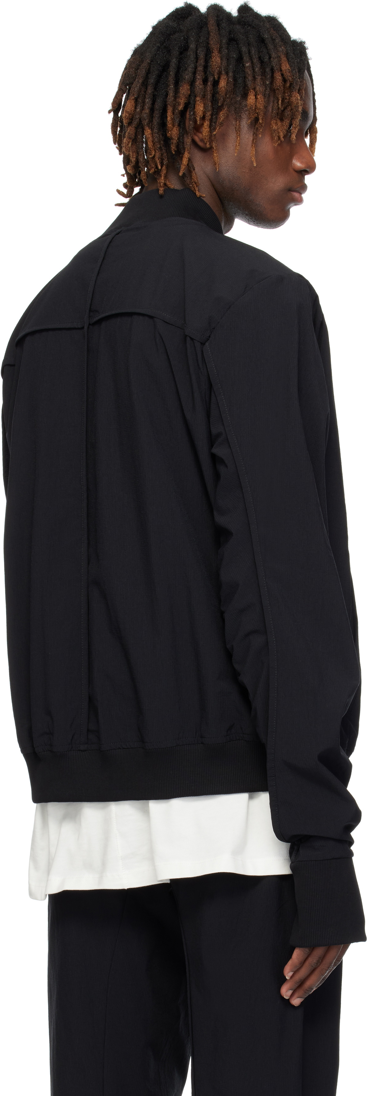 thom/krom Black M SJ 662 Bomber Jacket
