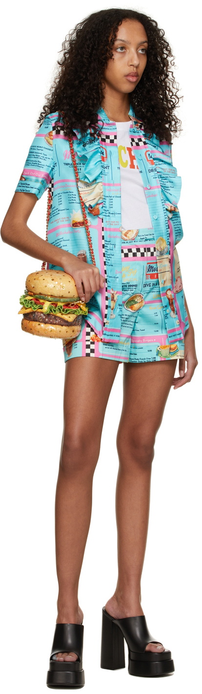 Moschino Brown 'The Diner' Hamburger Bag