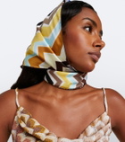 Missoni Zigzag silk twill scarf