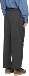 Cordera Gray Pinched Seam Trousers