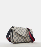 Gucci Ophidia Mini leather-trimmed shoulder bag