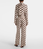 Rixo Isotta printed wide-leg pants