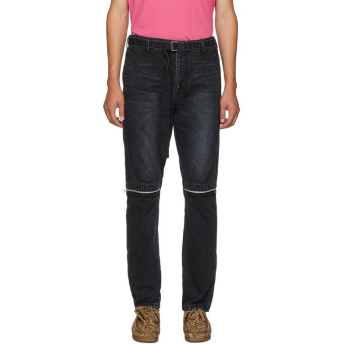 Photo: Sacai Black Belted Jeans