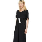 Facetasm Black and White Tape T-Shirt Dress