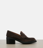 Tod's Suede loafer pumps