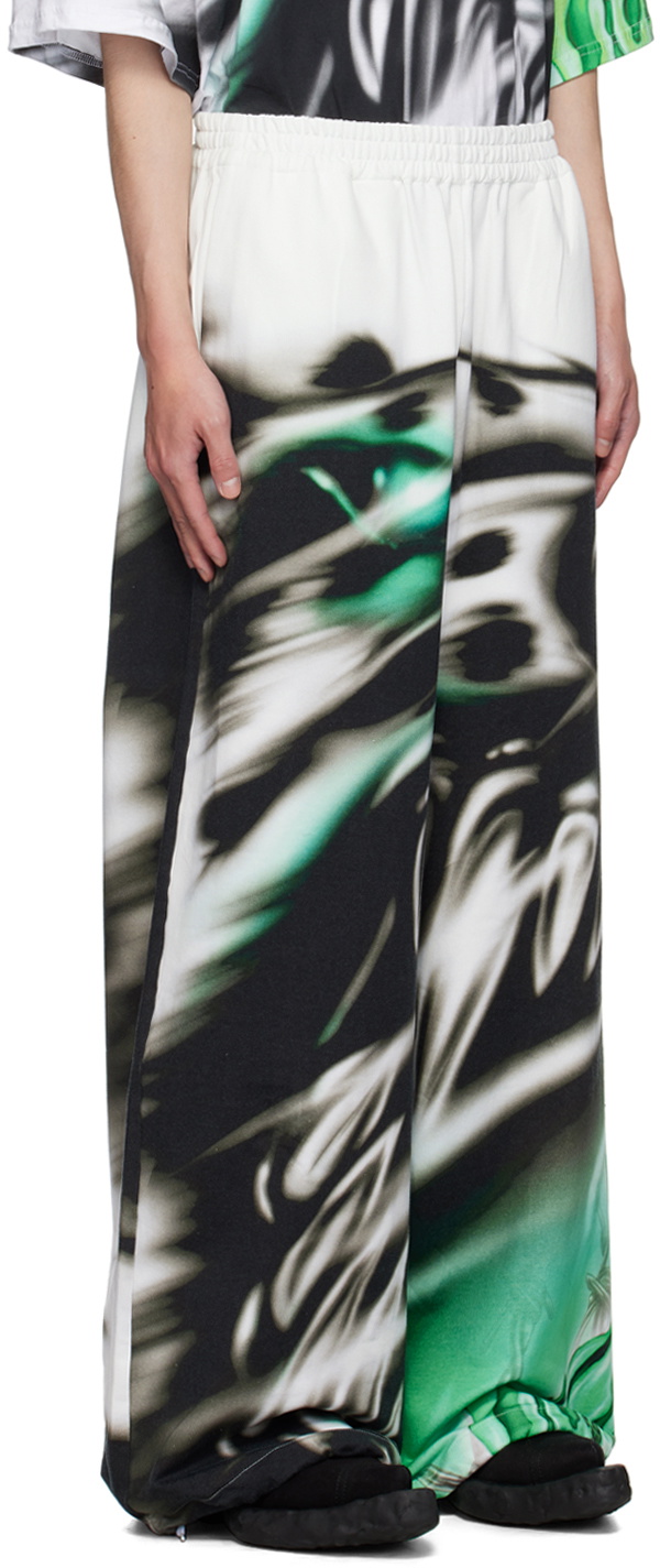 Gerrit Jacob White Airbrushed Track Pants