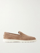 Tod's - Gommino Suede Loafers - Brown