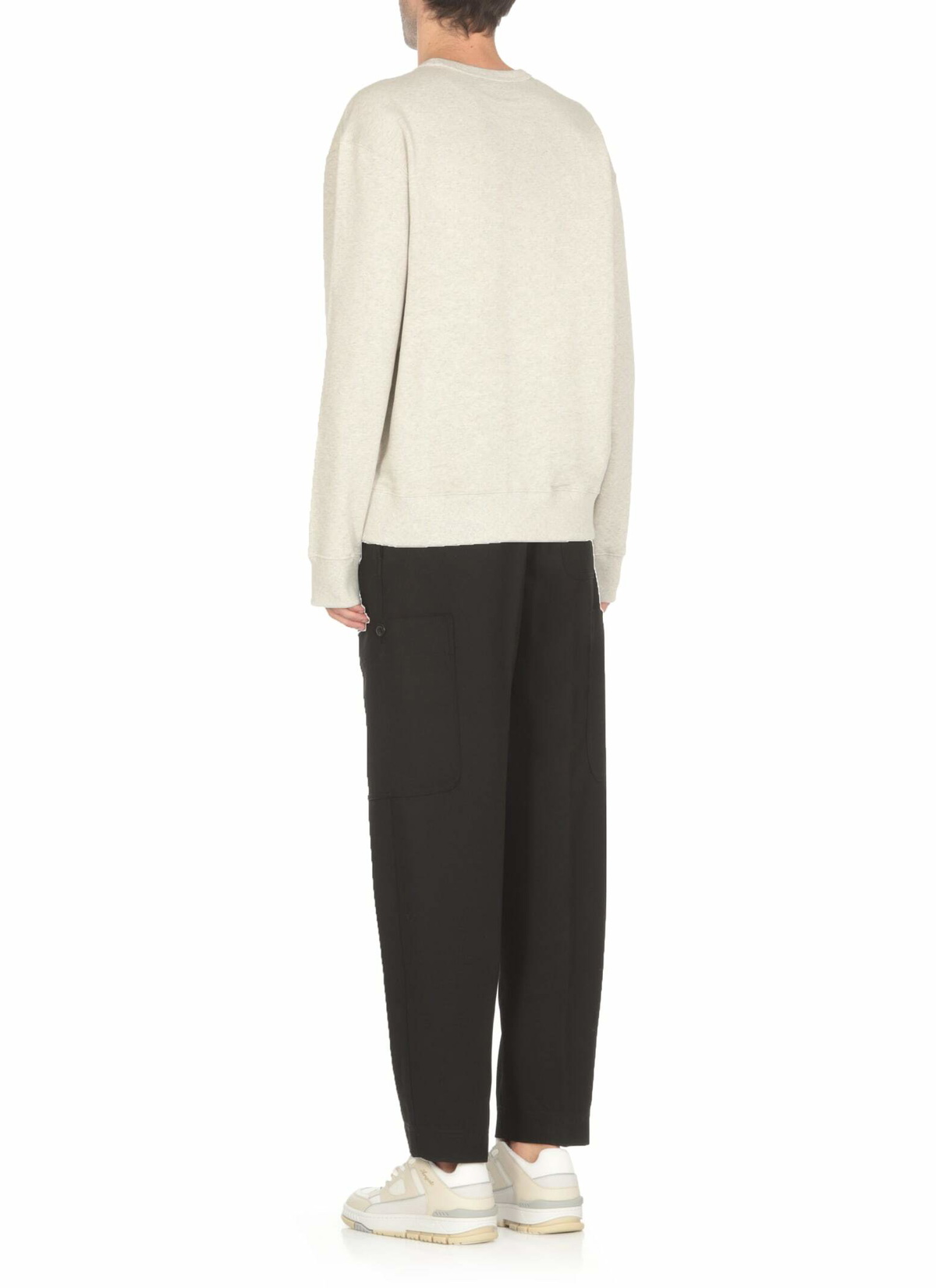 Kenzo Pale Grey Cotton Sweatshirt