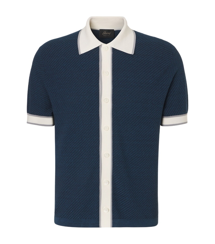 Photo: Brioni Linen, cotton, and silk shirt