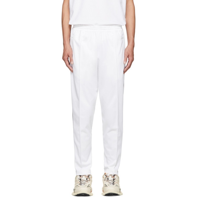 Photo: adidas Originals White Franz Beckenbauer Track Pants
