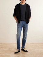 Eleventy - Cotton and Silk-Blend Sweater - Blue