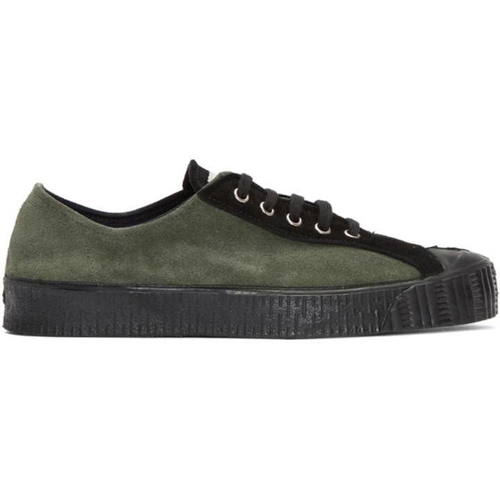 Photo: Comme des GarÃ§ons Shirt Green Spalwart Edition Sneakers