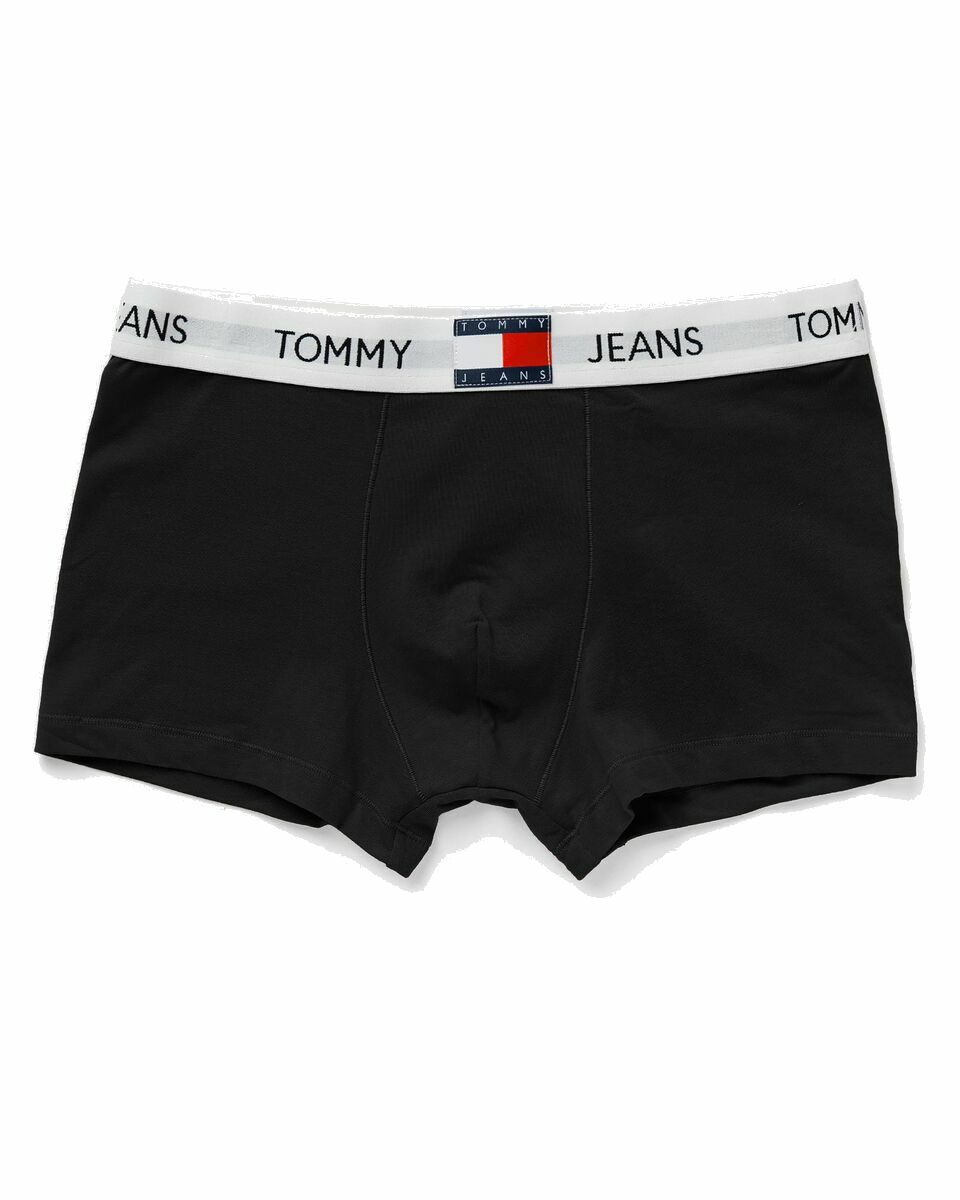 Photo: Tommy Jeans Heritage Cotton Trunk Black - Mens - Boxers & Briefs