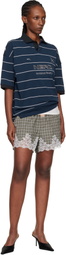 Martine Rose Black & Khaki French Knickers Shorts