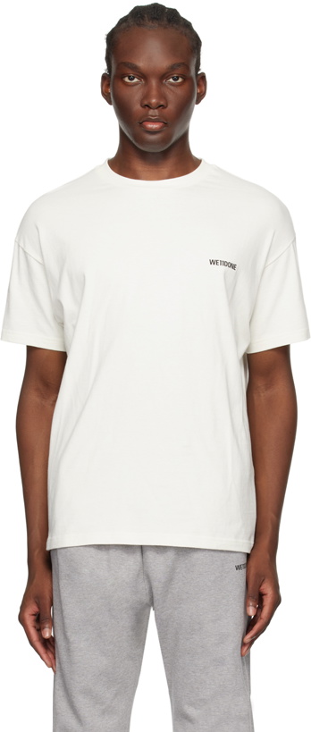 Photo: We11done White Patch T-Shirt