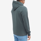 Calvin Klein Men's Monogram Sleeve Badge Hoody in Dark Green