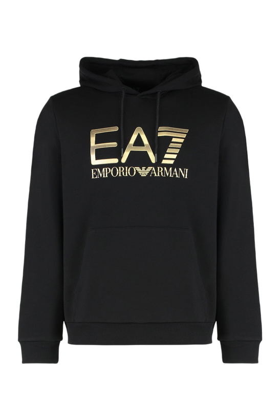 Photo: EA7 Logo Cotton Hoodie