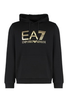 EA7 Logo Cotton Hoodie