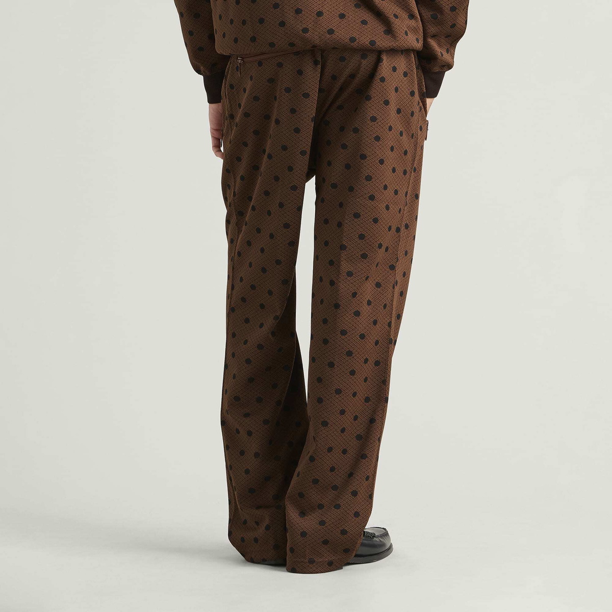 Needles Men's Poly Jacquard Track Pants in Polka Dot