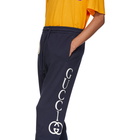 Gucci Navy NY Yankees Edition Patch Lounge Pants