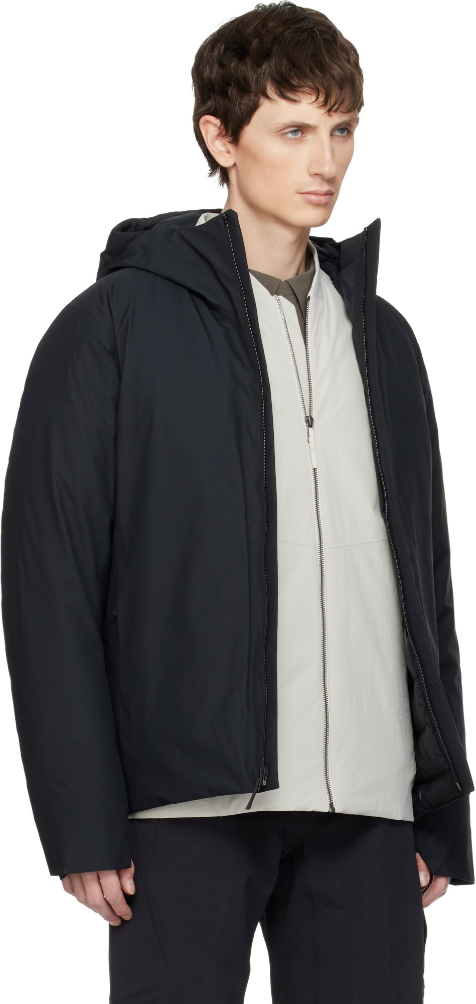Veilance Black Altus Down Jacket