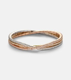 Bucherer Fine Jewellery Stretchy 18kt gold bracelet with diamonds