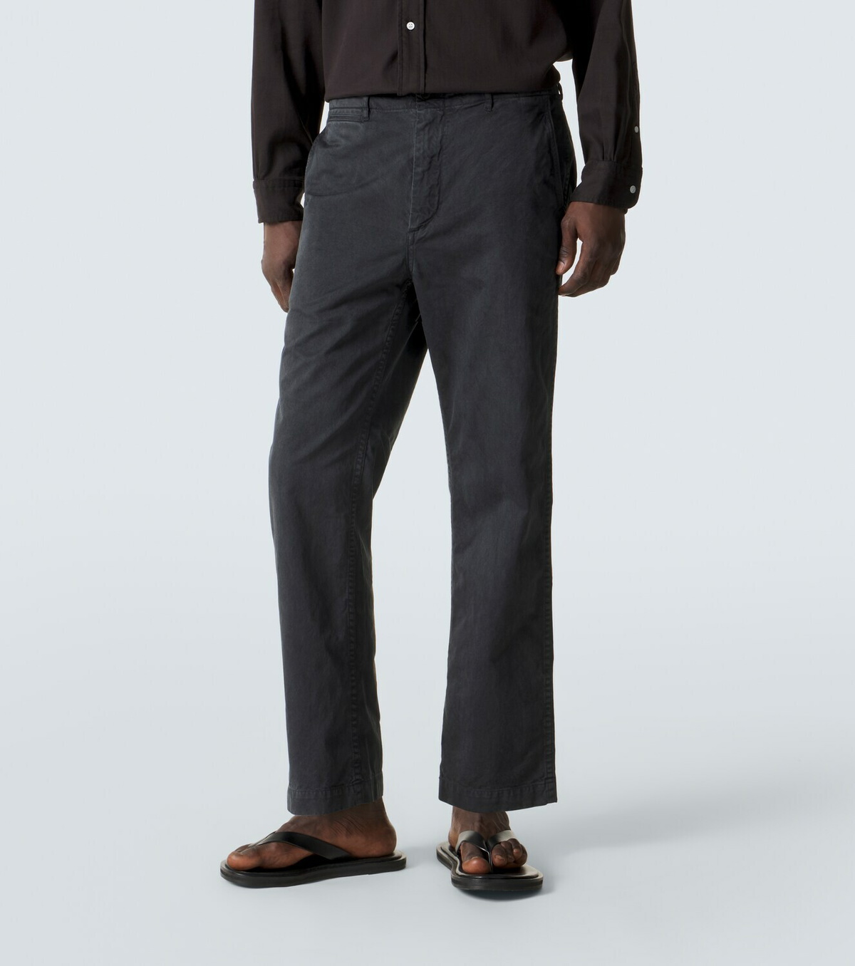 Auralee Cotton straight chinos