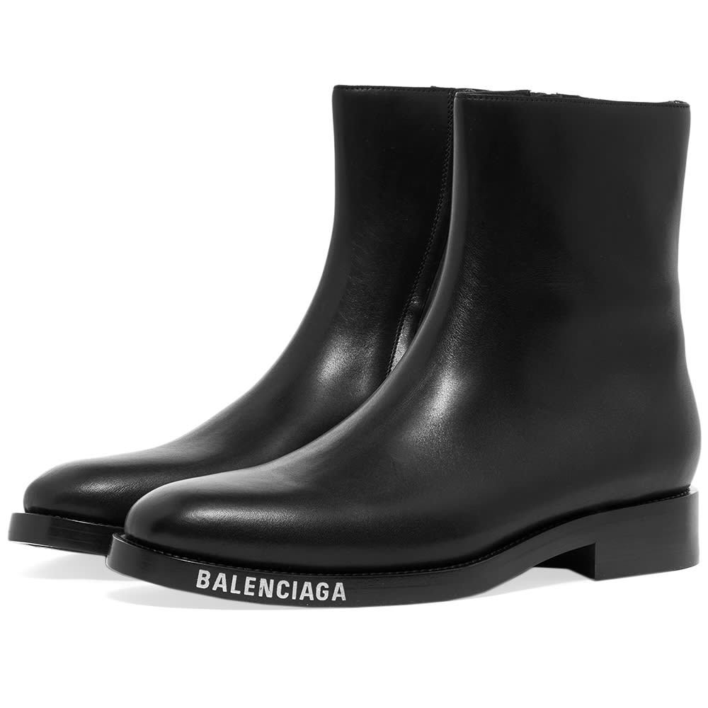 Photo: Balenciaga Balenciaga Logo Chelsea Boot