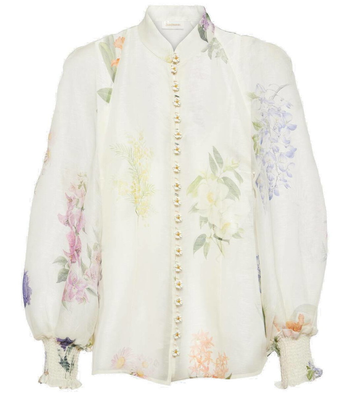 Photo: Zimmermann Natura floral linen and silk blouse