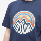 Missoni Men's Mountain Logo T-Shirt in Navy