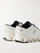 ON - Cloud X Rubber-Trimmed Mesh Running Sneakers - White