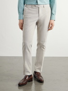 Boglioli - Straight-Leg Cotton-Blend Corduroy Suit Trousers - Neutrals