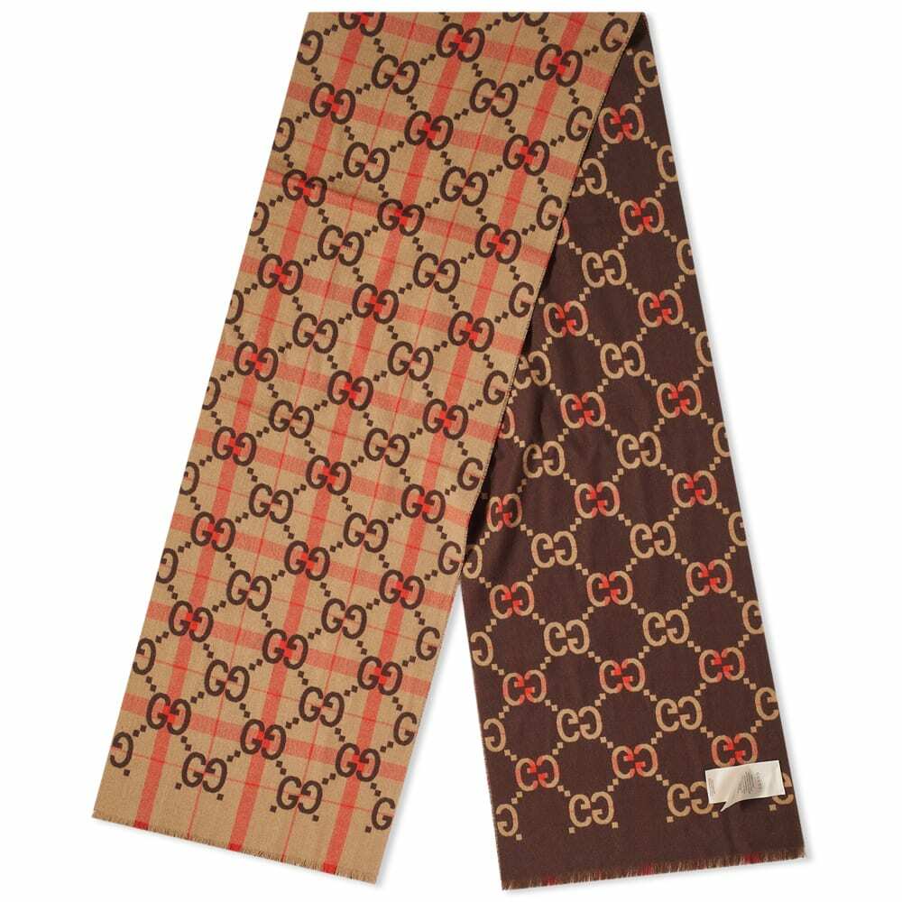 Gucci - Man - Brown/Beige - Scarf main image 1