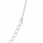 Gucci Men's Oval Tag Necklace in Silver 