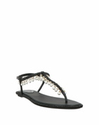 Rene' Caovilla Womens Thong sandal in Black